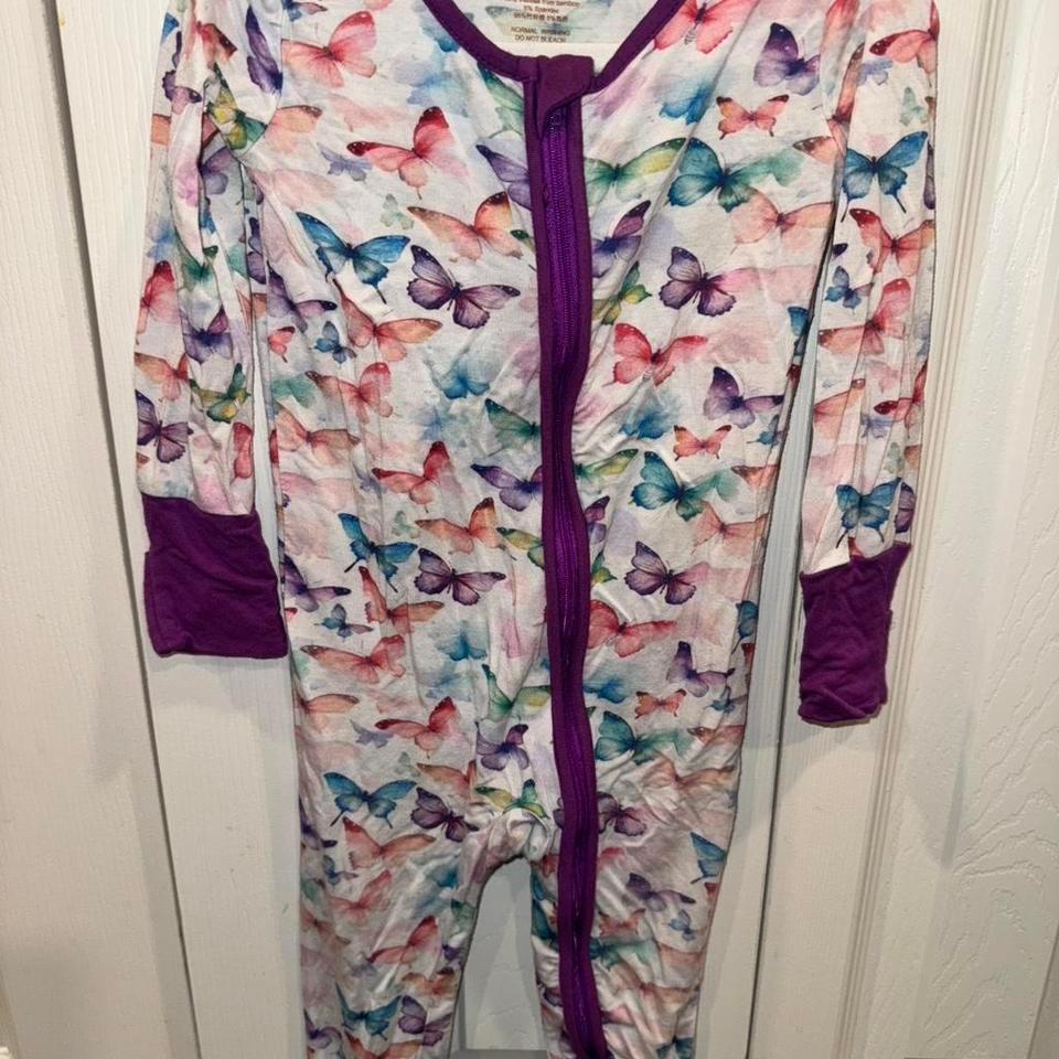 Butterfly Print Bamboo Pajama Sleeper Dc65