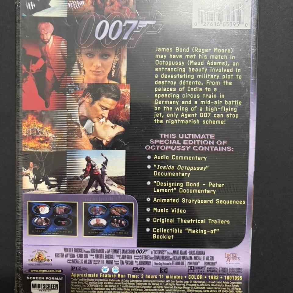 007 Octopussy Dvd Bond Jamesbond 7450 3