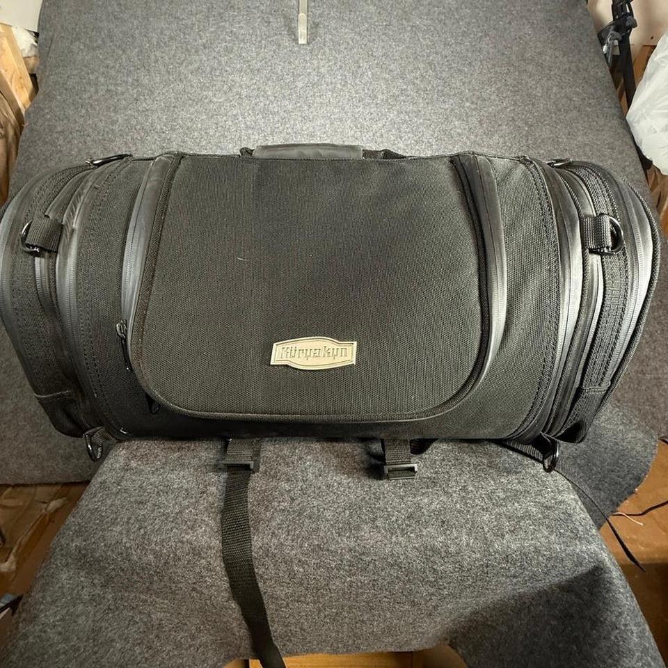 Kuryakyn Black Motorcycle Luggage Roll 9c91