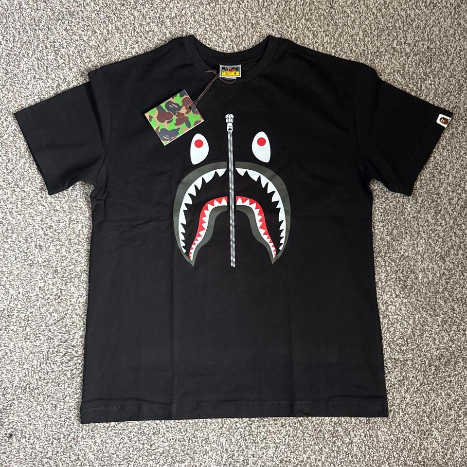 Black Bape Shark Tee Size 7550