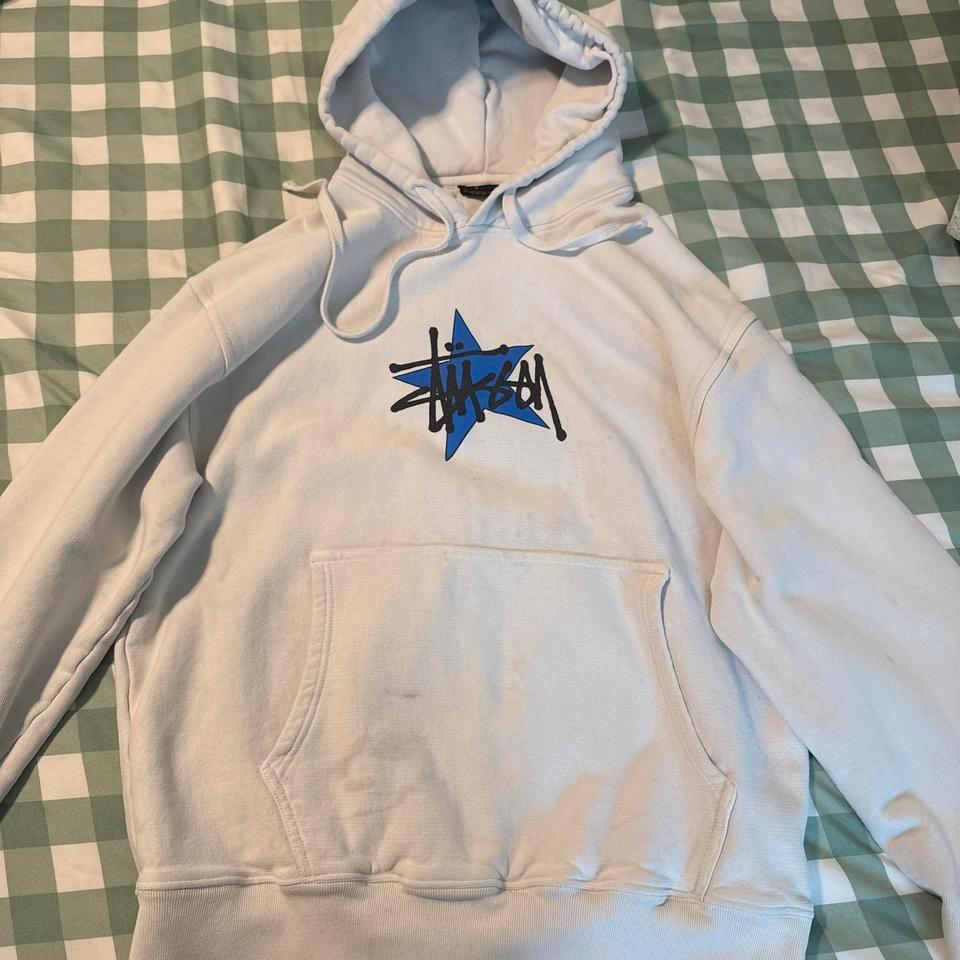 Stussy White And Blue Star 9c82 2