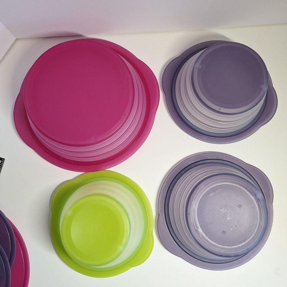 Flat Out Tupperware Collapsible Lot Be46 4