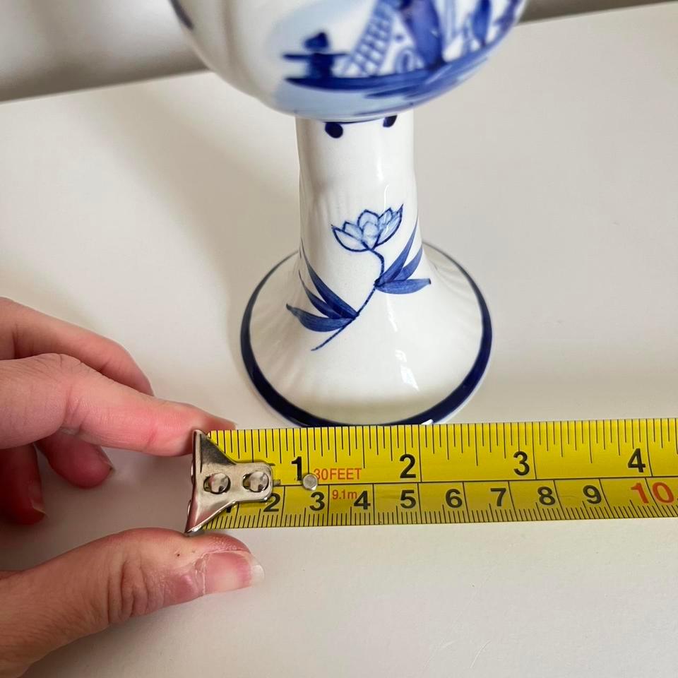 Vintage Delft Blue Candle Holders B86a 5
