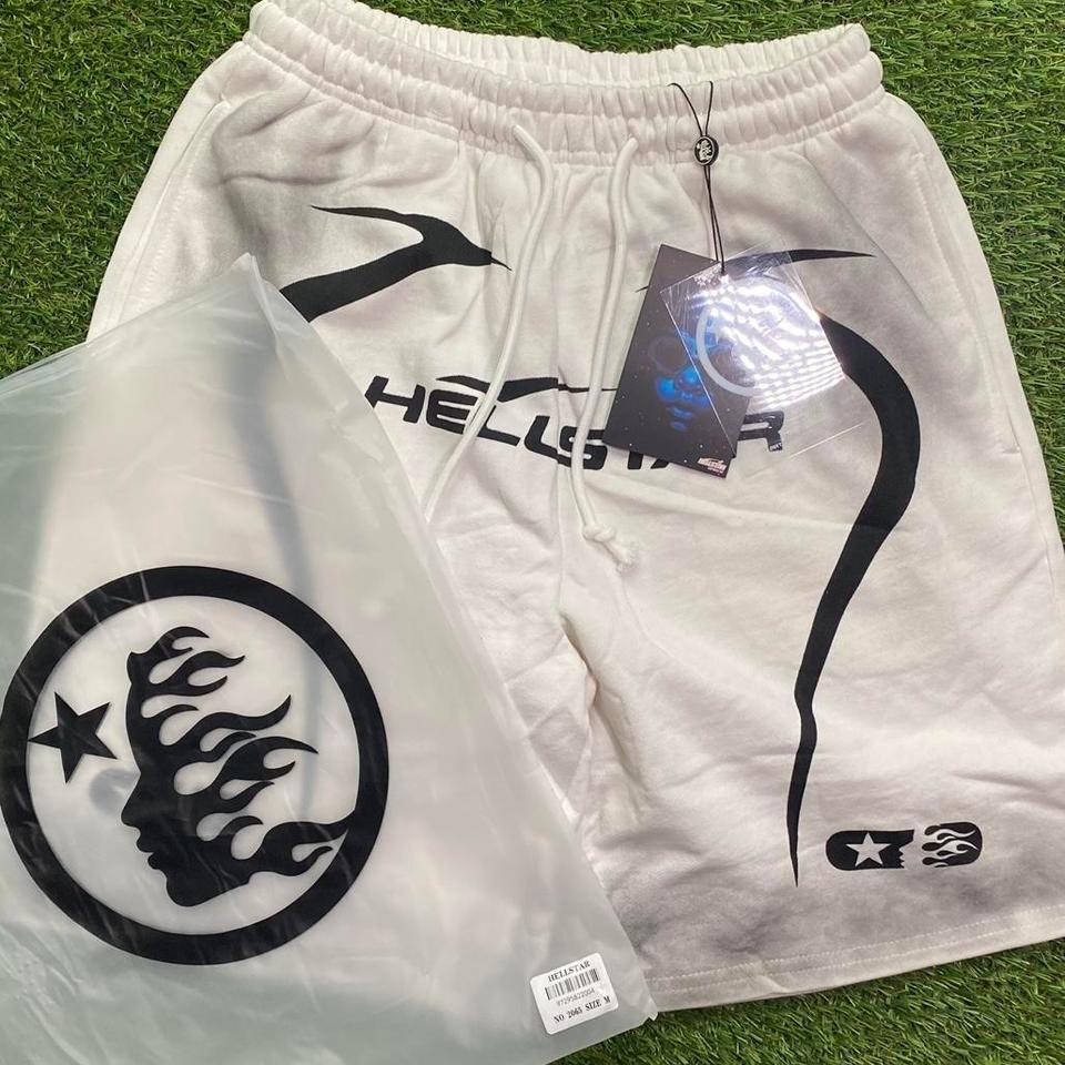 Hellstar White Shorts Size M E493 4