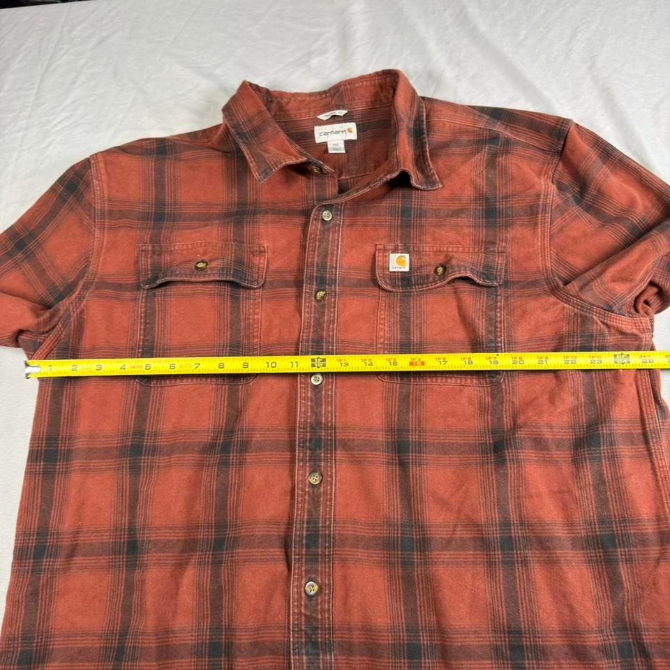 Carhartt Flannel Shirt Size Mens 5809 5