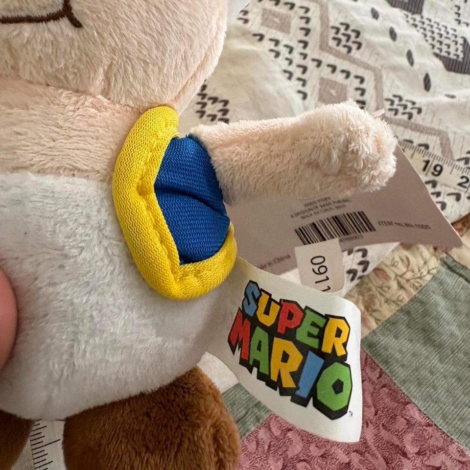Super Mario Bros Toad Plush Abaf 4