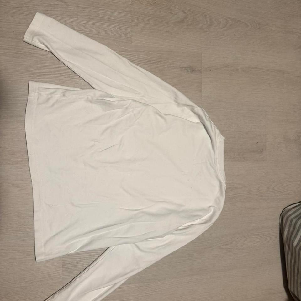 White Long Sleeve Shirt Basics 56b2 2