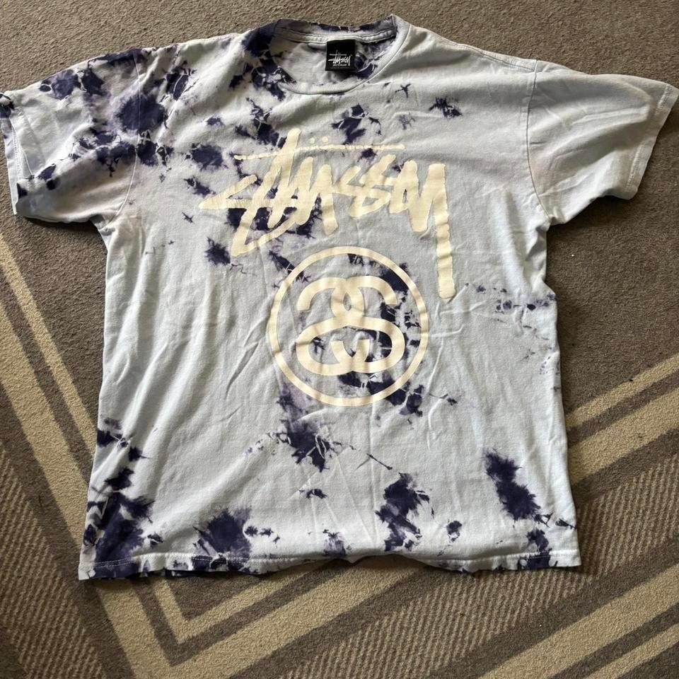 Stussy Blue And White Tie Dye 362d