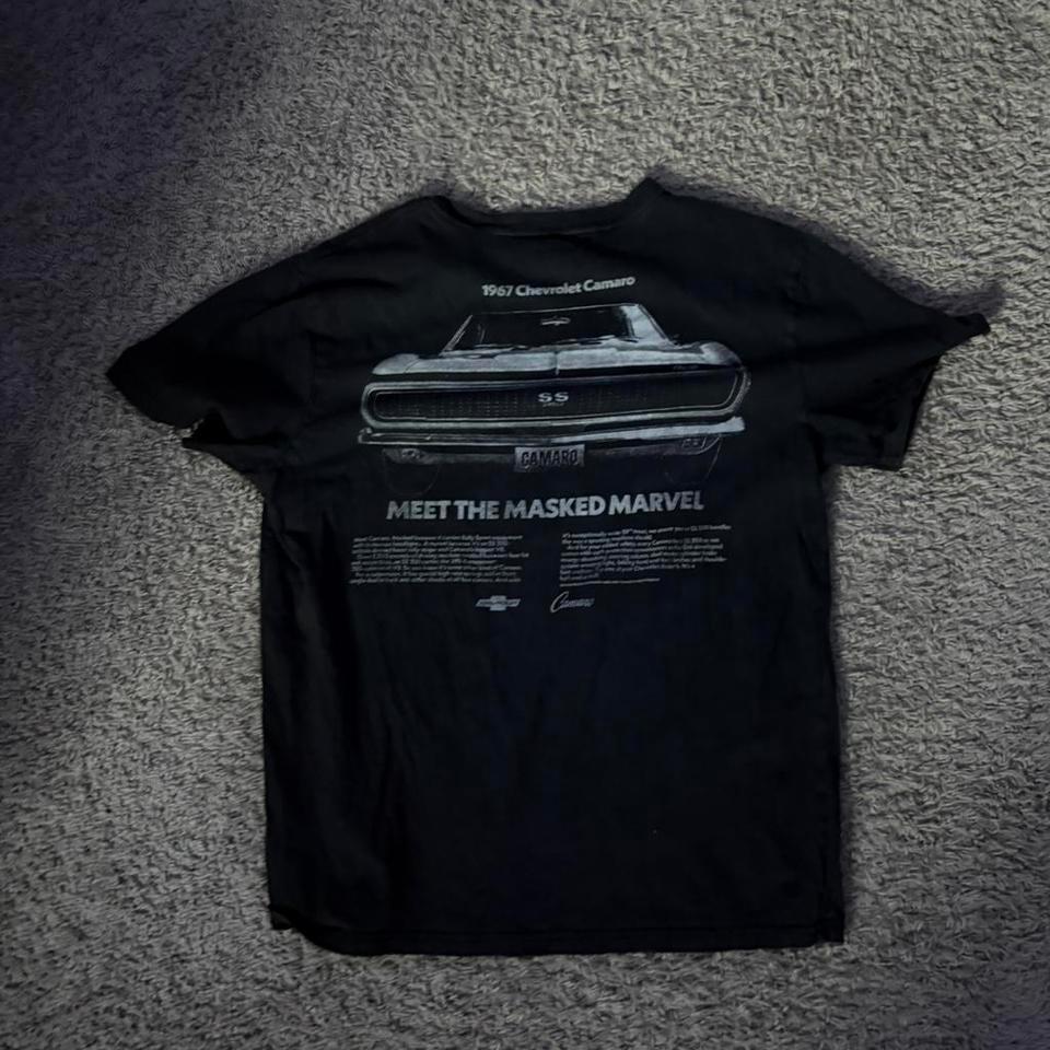 Black Chevrolet Camaro Ss T Shirt 8588 2