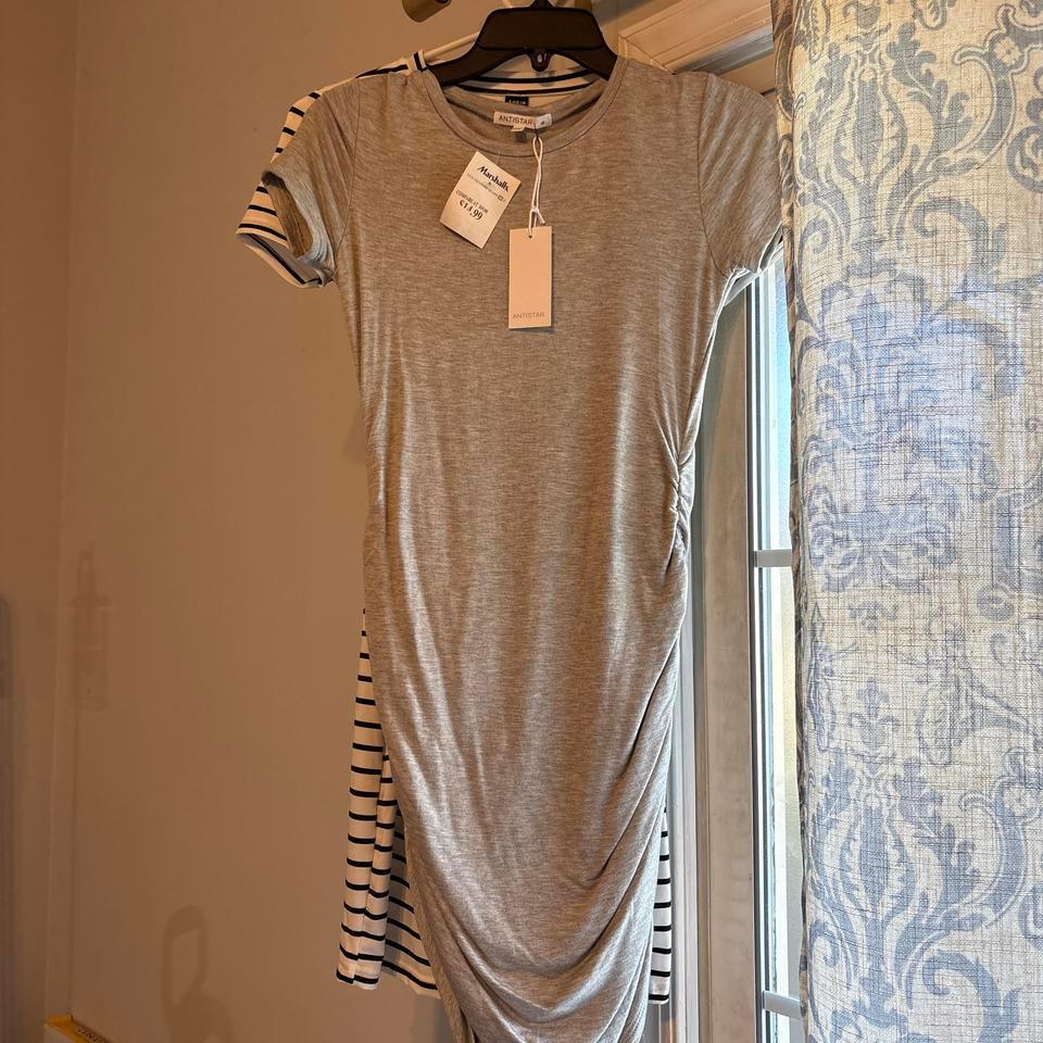 White And Black Striped Dress Acb9 3