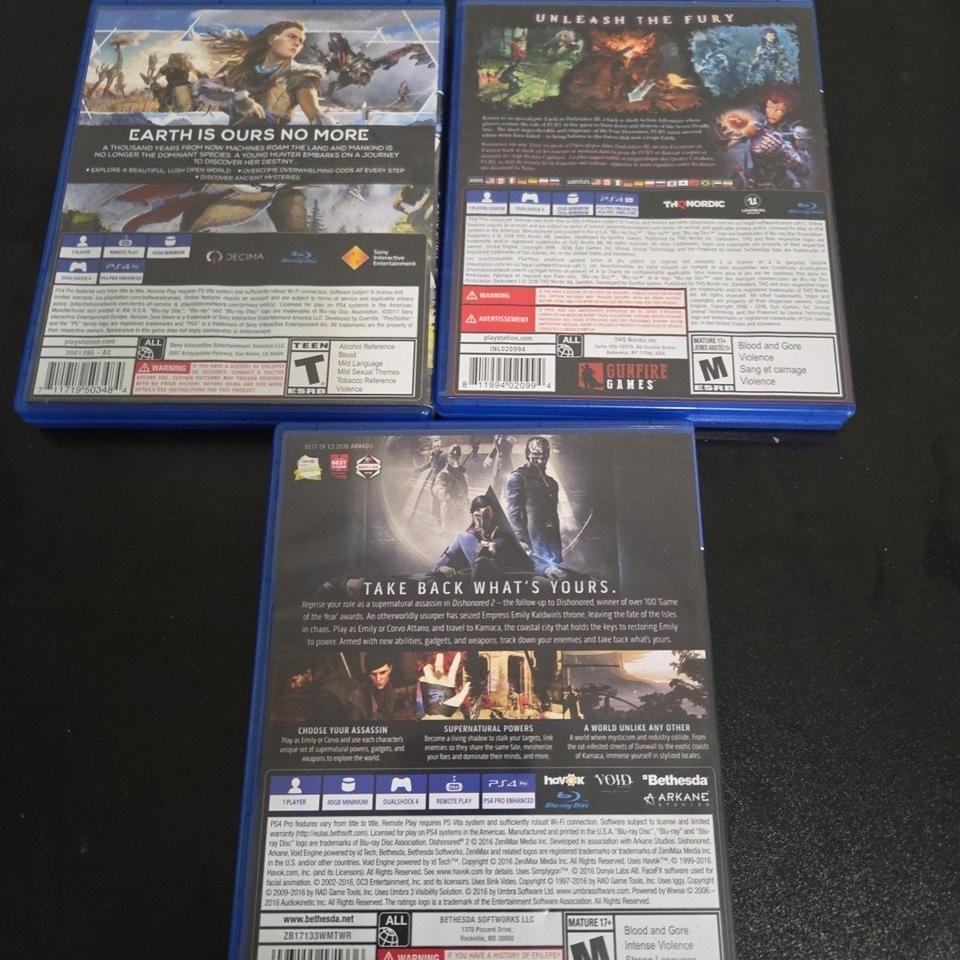 Lot Of 3 Ps4 Games 8