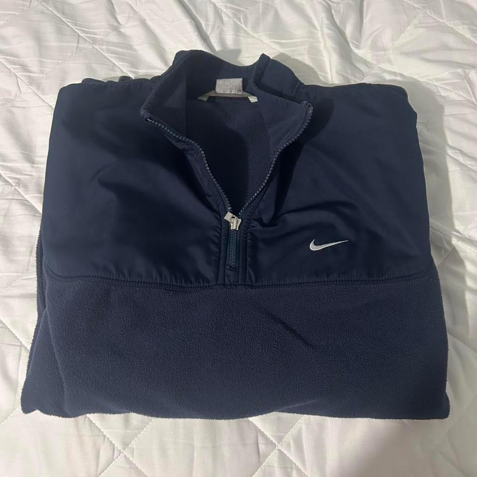 Vintage Navy Blue Nike Quarter Fe1c