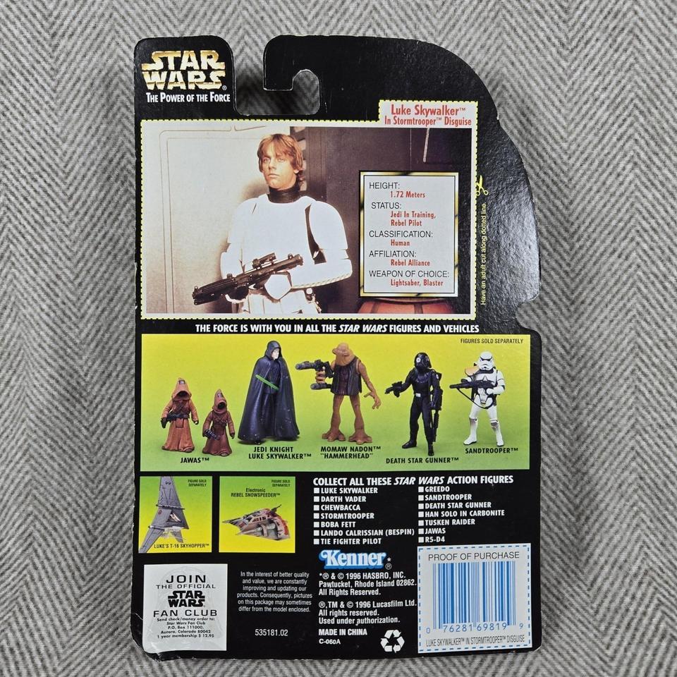 1996 Star Wars Potf Luke 31e8 8