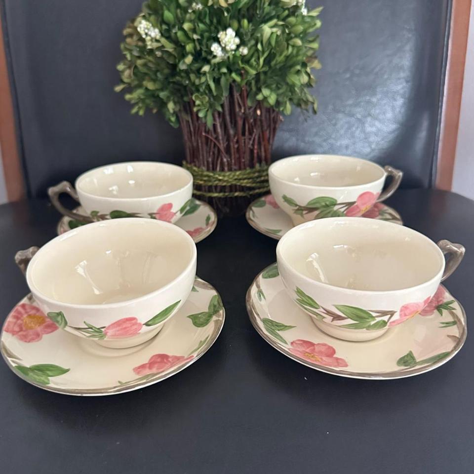 Franciscan Desert Rose Flat Tea