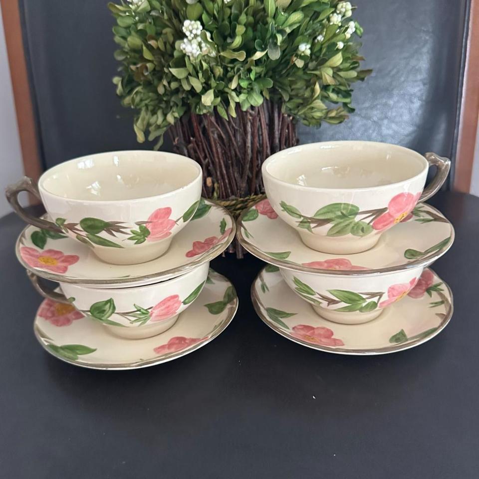 Franciscan Desert Rose Flat Tea 3