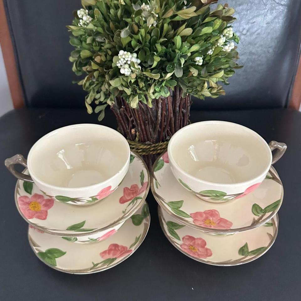 Franciscan Desert Rose Flat Tea 4