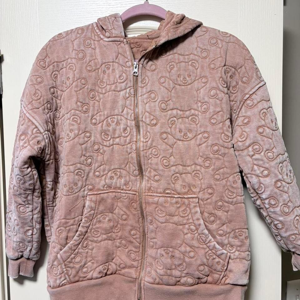 Tan Teddy Bear Vintage Zip 41e4 2