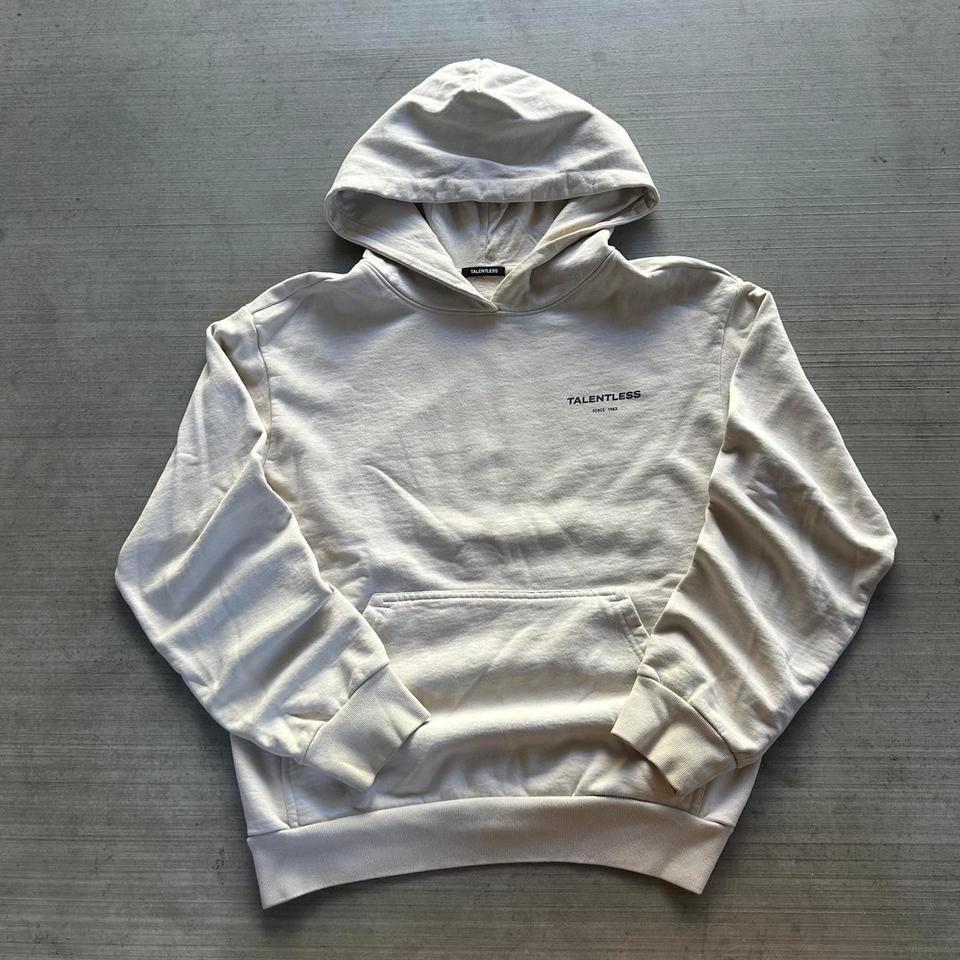 Cream Color Talentless Hoodie 5c9a