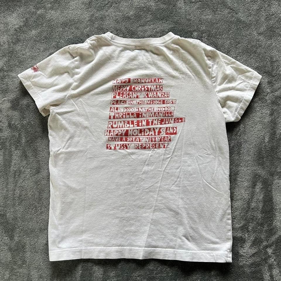 Womens White Y2k Stussy Mini B312 4