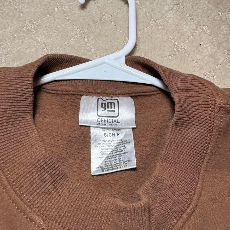 Brown Vintage 75 Chevy Crewneck 01bc 3