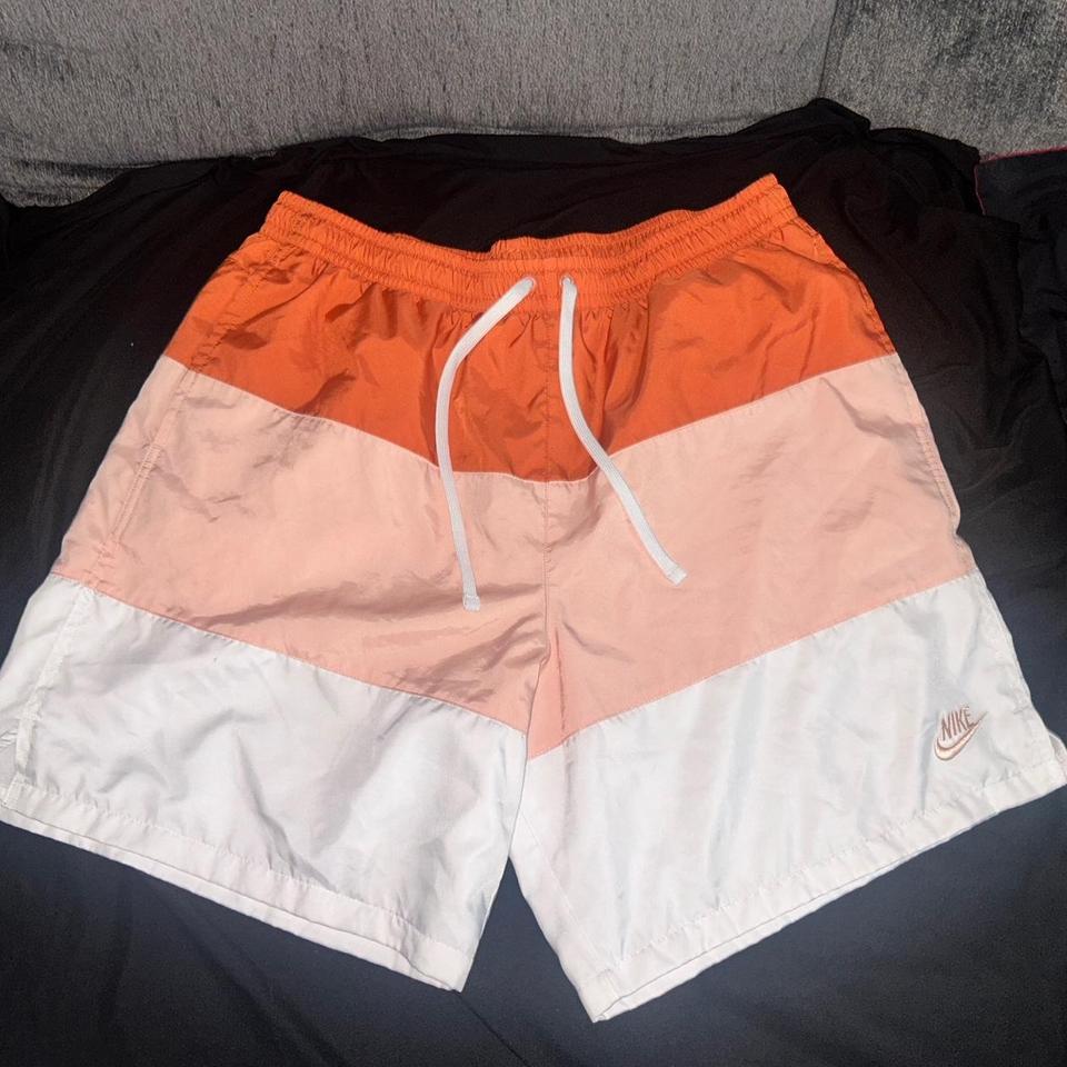 Nike Orange Swim Shorts Size 9686