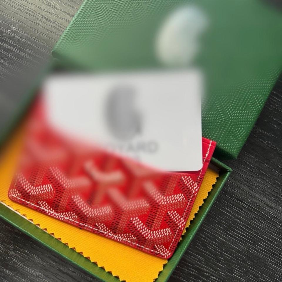 Red Gyd Cardholder Wallet With 278d 5