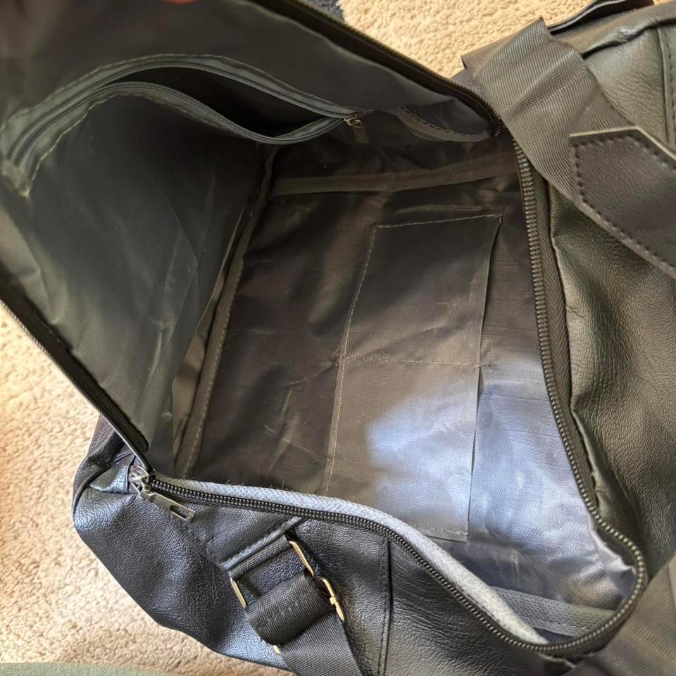 Black Pu Faux Leather Mid 4