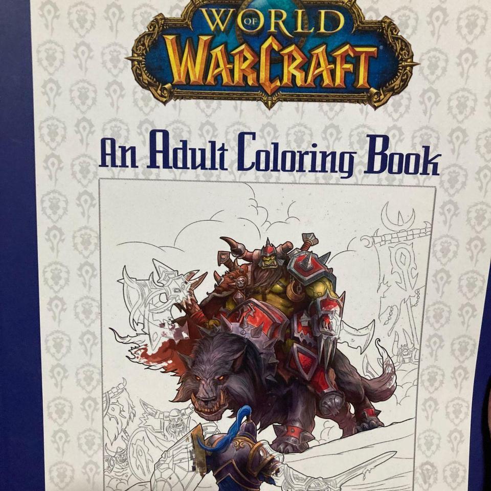 World Of Warcraft Coloring Book 8163