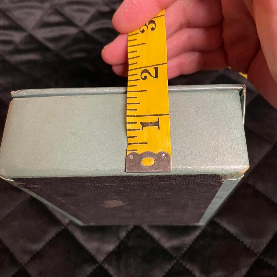 Mid Century Turquoise Dresser Box 7