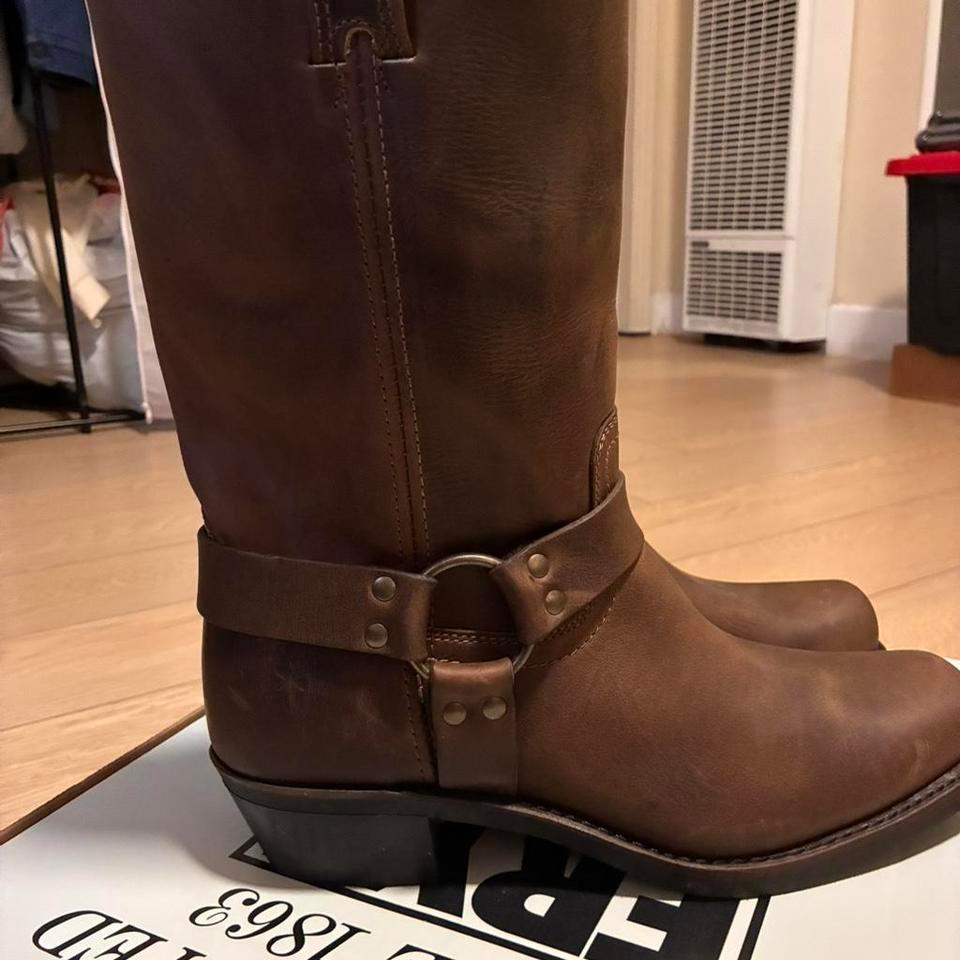 Vintage Guacho Leather Frye Boots 864b 2