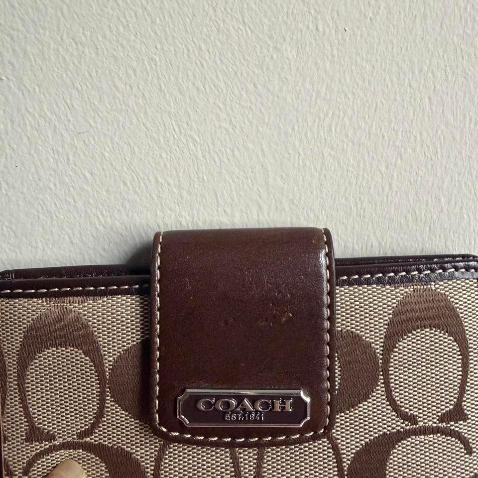 Coach Wallet In Signature Canvas 99bf 4