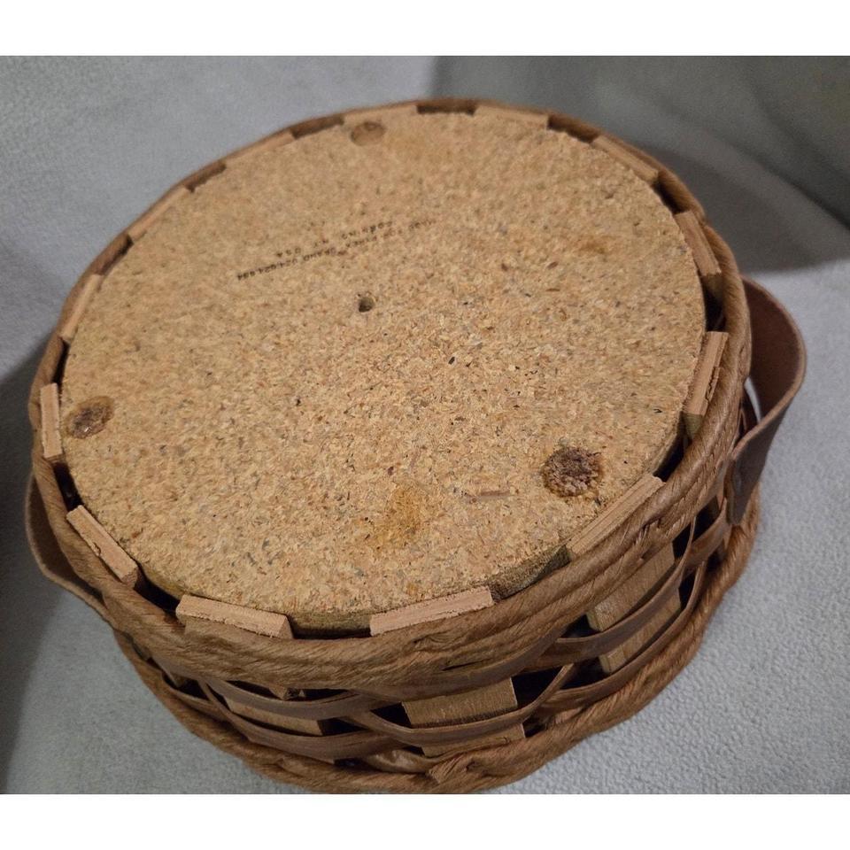Vtg Pyrex Wicker 2 Qt 0760 3