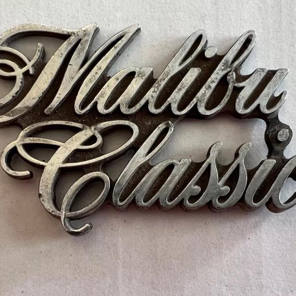 Vintage Chevy Emblem Malibu Classic