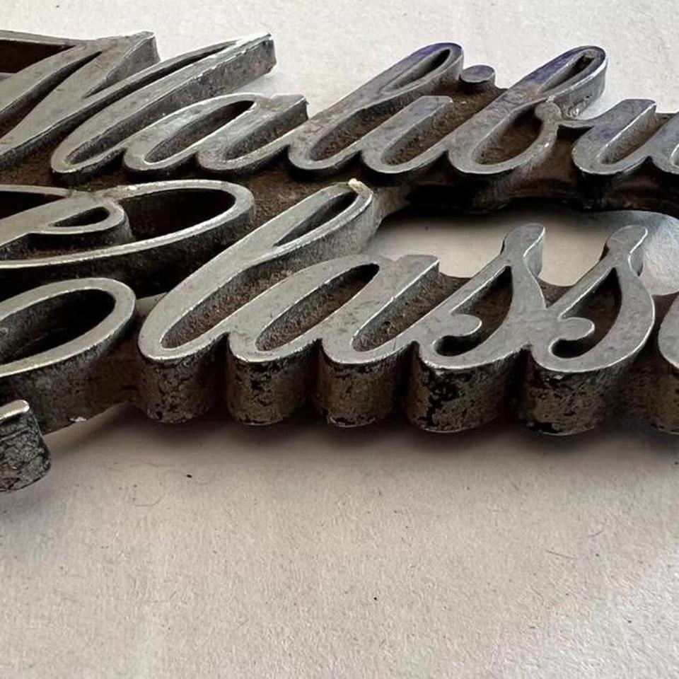 Vintage Chevy Emblem Malibu Classic 2