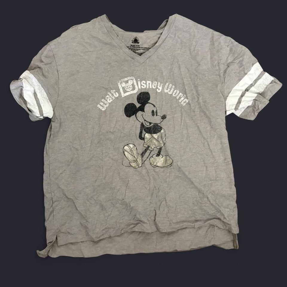 Disney Grey Mickey Mouse Tee D8d8
