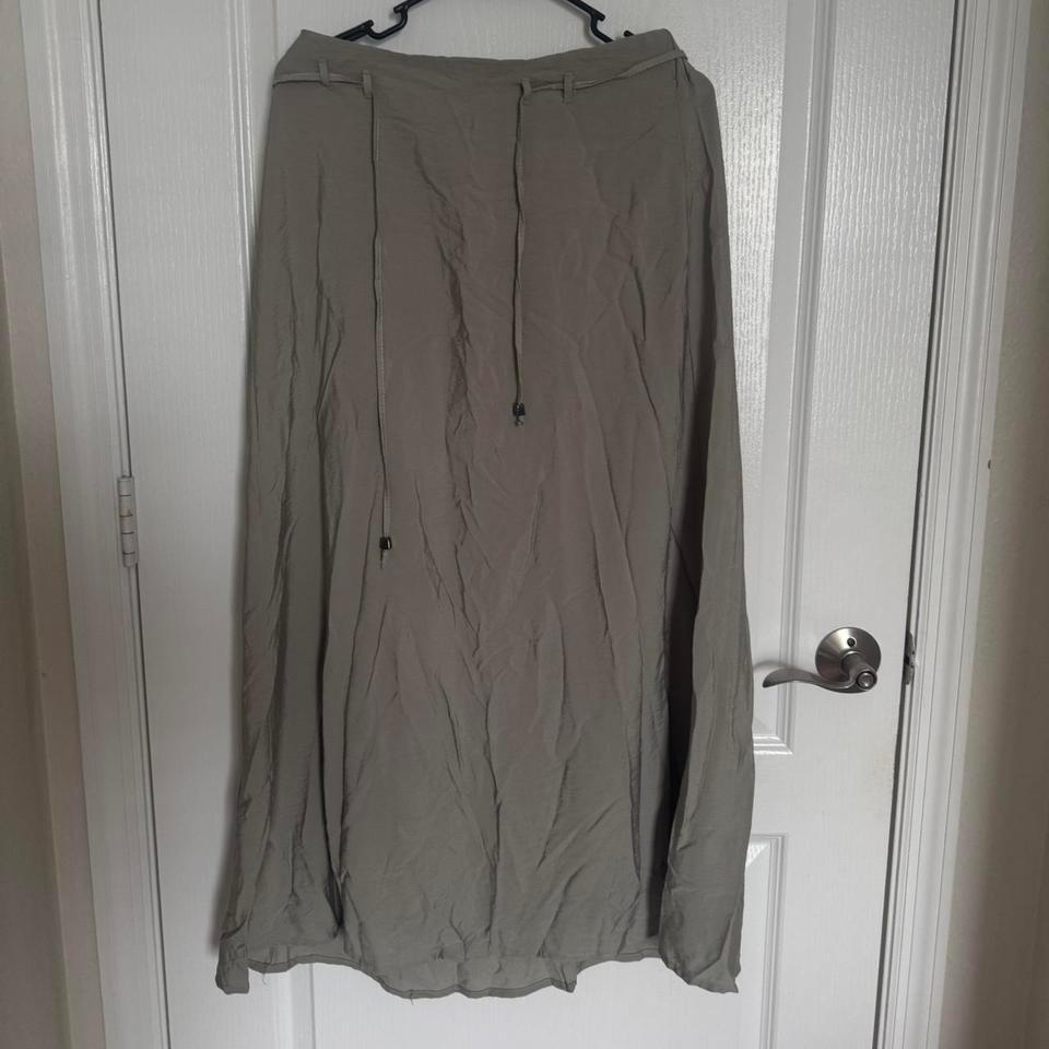Brand New Greyish Beige Maxi Skirt