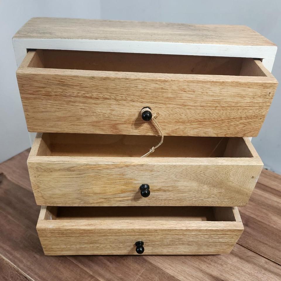 Foreside White And Natural Wood 43eb 5