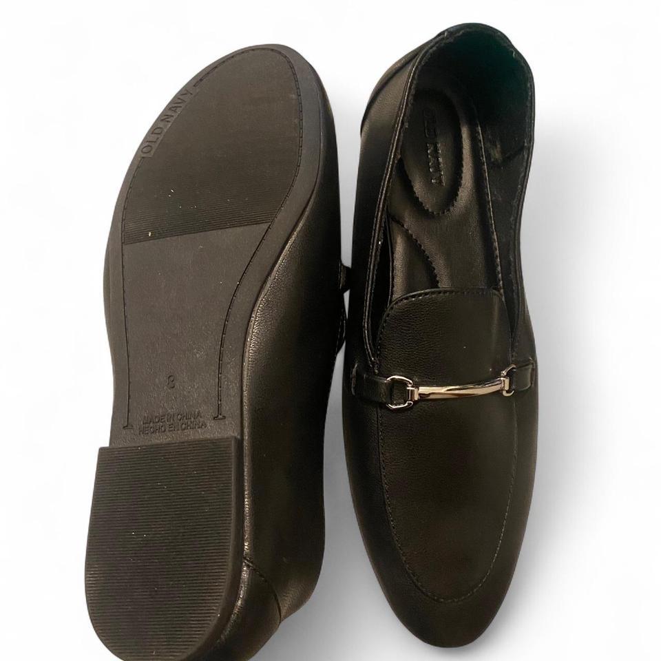 Black Leather Loafers With Silver 3d12 5