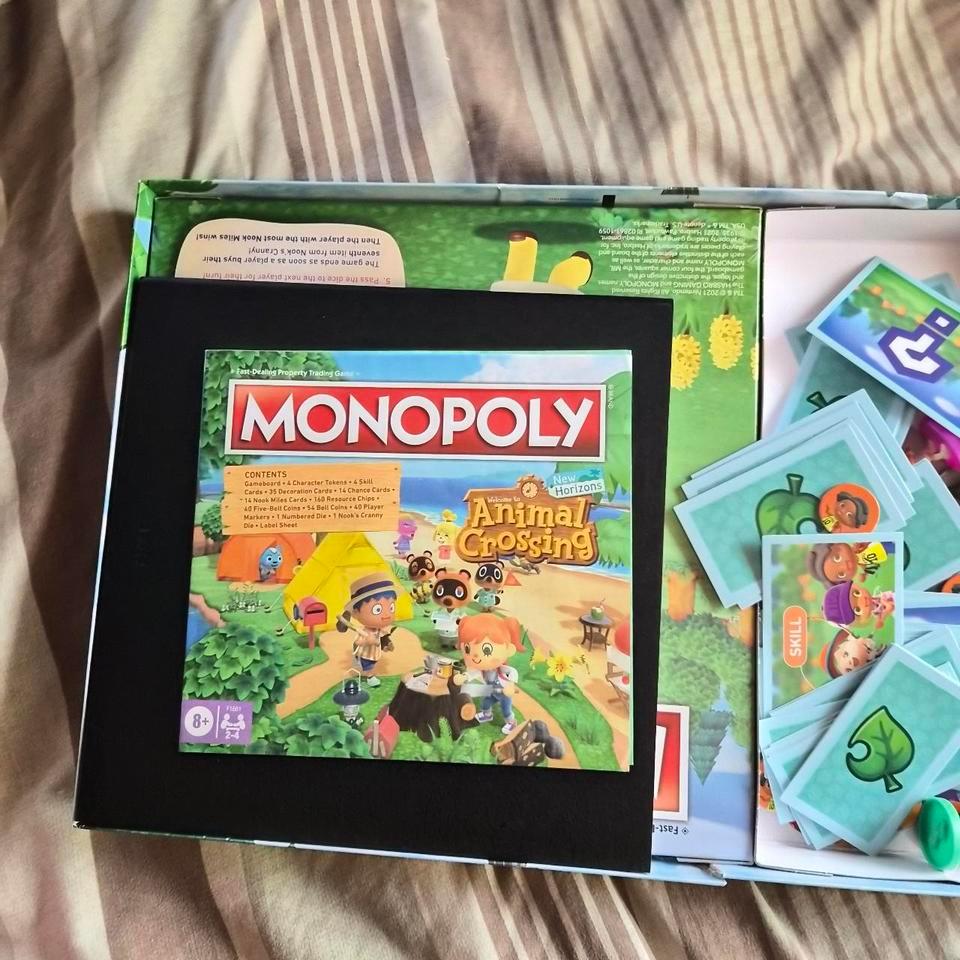 Animal Crossing Monopoly Game All C394 3