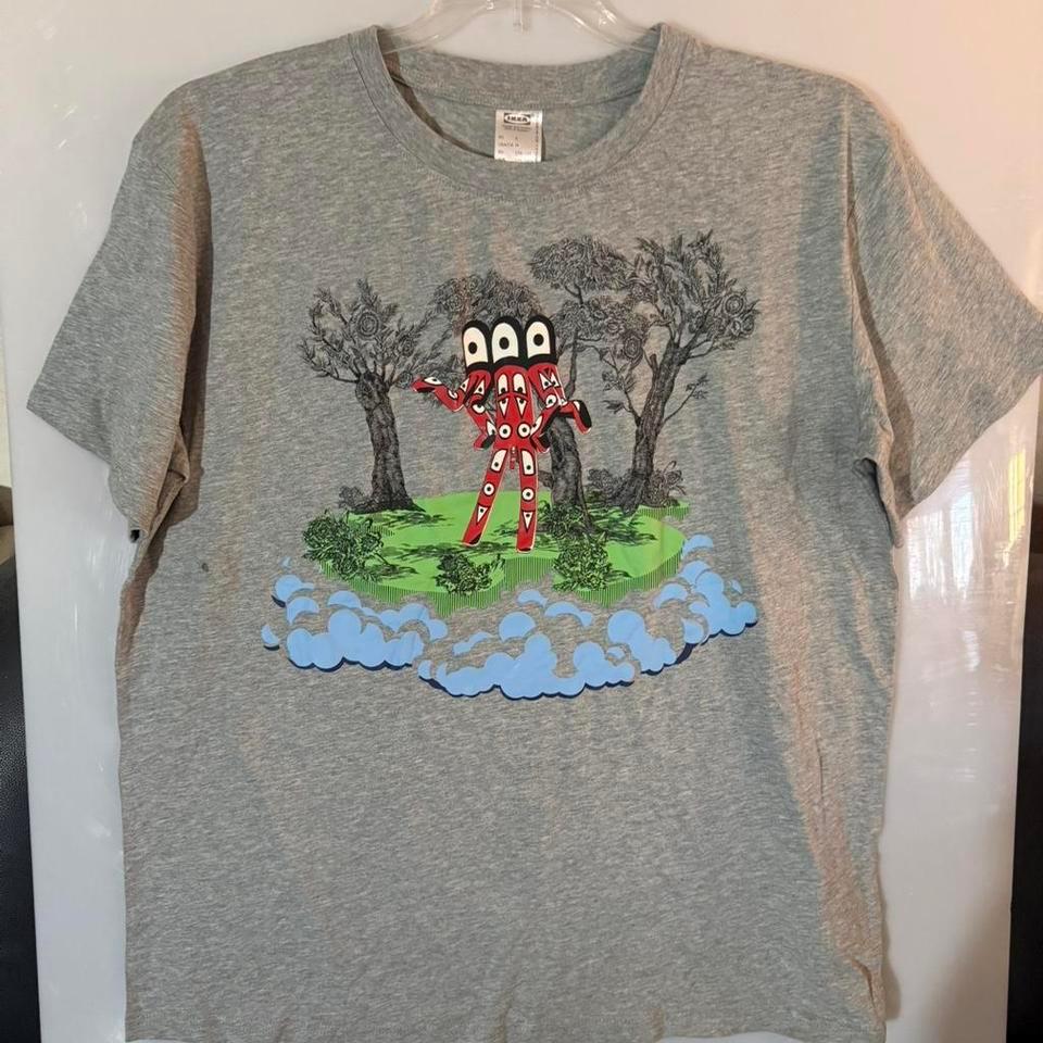 Grey Ikea Graphic Tee With C3e3