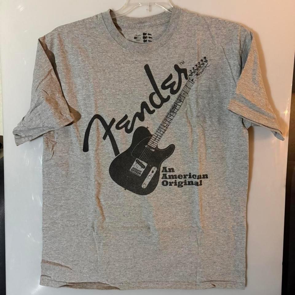 Fender Grey Graphic Tee With 3019