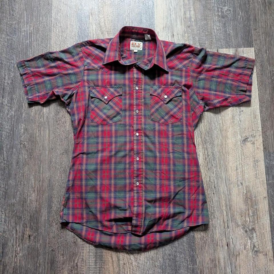 Vintage Ely Cattleman Plaid Pearl 2