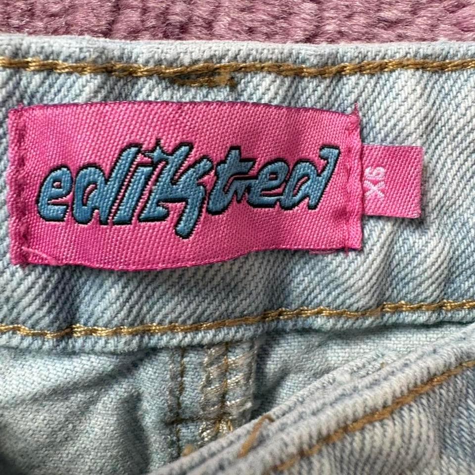 Edikted Light Blue Denim Shorts 9bfb 2