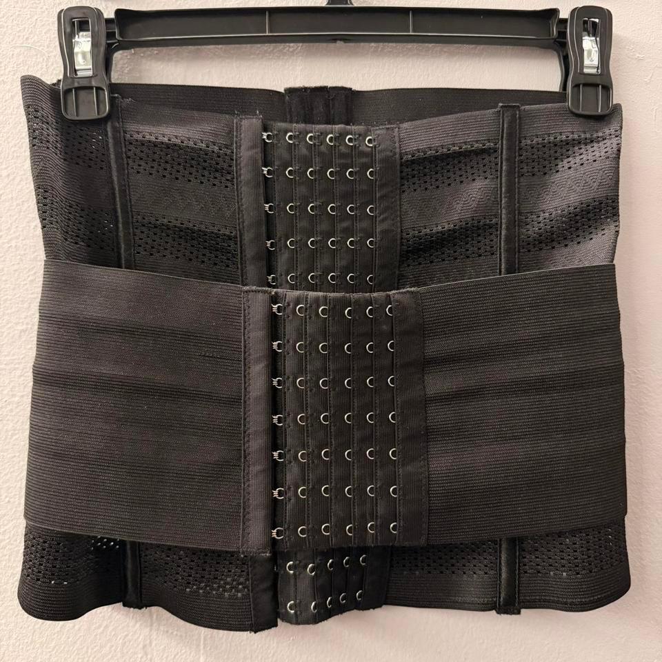 Black Waist Trainer With Adjustable Bae9