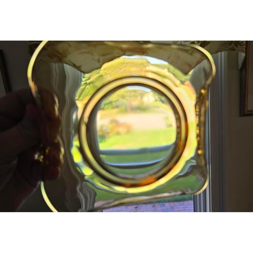 Vintage Fostoria Mayfair Amber Glass 2