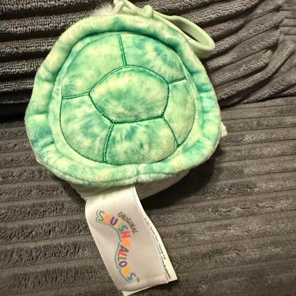 Squishmallow Green Turtle Keychain Kawaii 4953 3