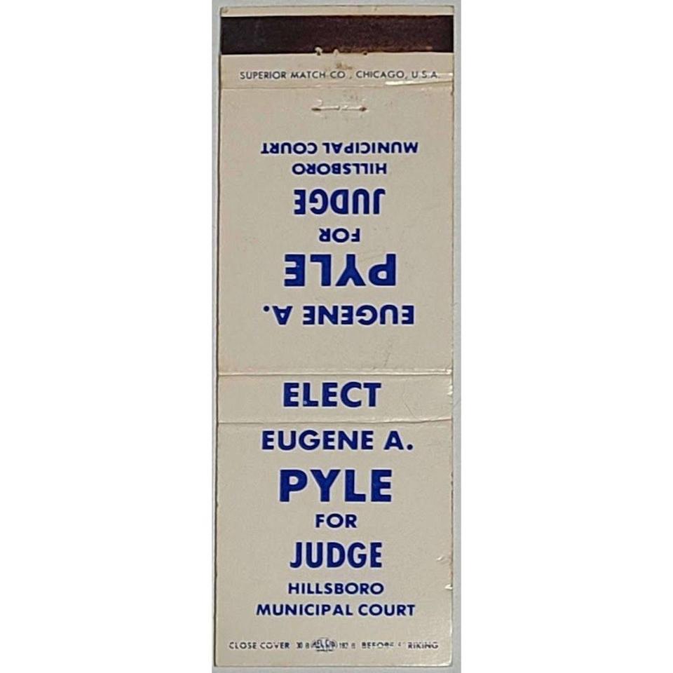 Vintage Matchbook Cover Eugene A 0746
