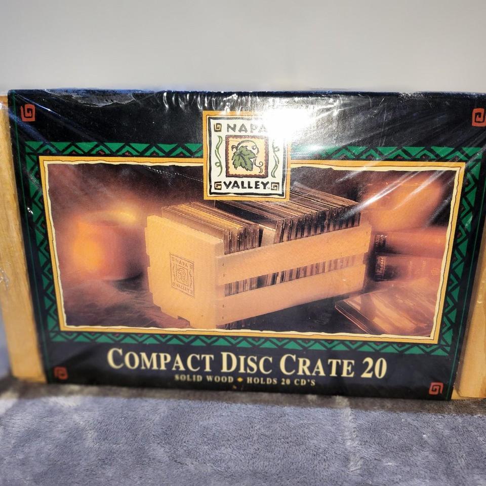 Napa Valley Compact Disc Crate 9e07