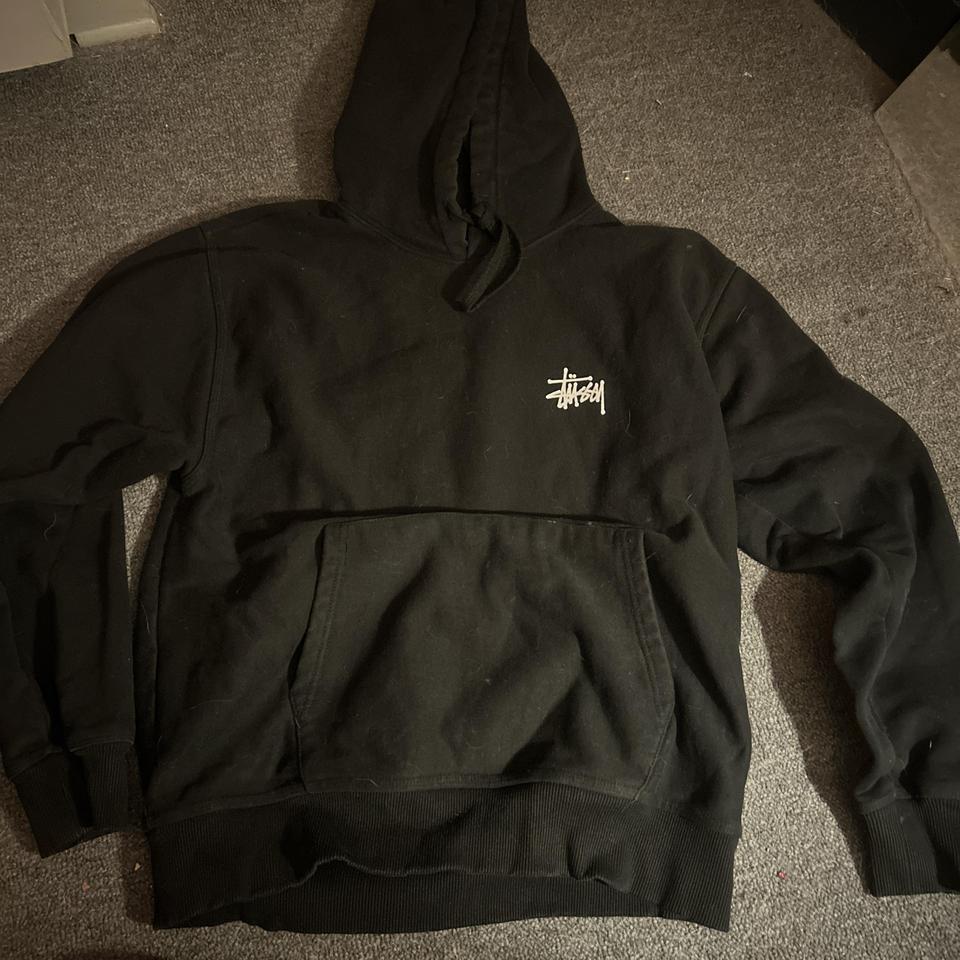 Black Stussy Hoodie With White E210