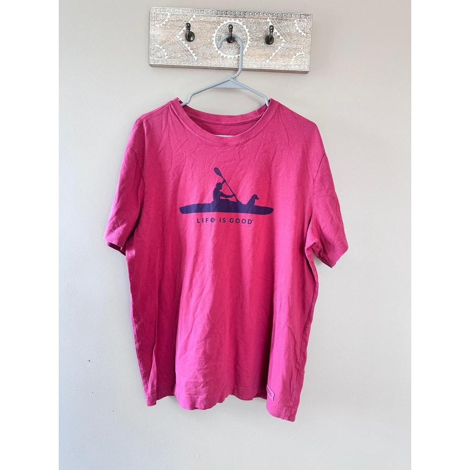 Life Is Good Pink Kayak Fd78